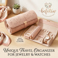 Befvtrw™ Travel Jewelry Organizer Roll