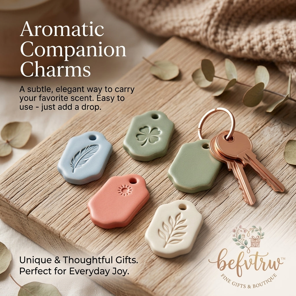 Befvtrw™ Aromatherapy Keychain Charms