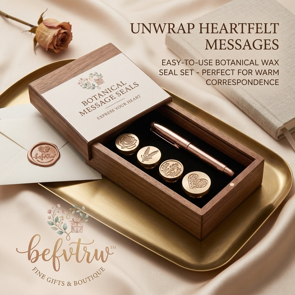 Befvtrw™ Botanical Wax Seal Stamp Set